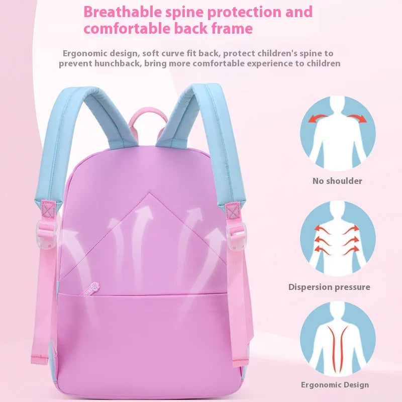 Keman KM-K033 Polka-Dot Kids Waterproof School Backpack 3