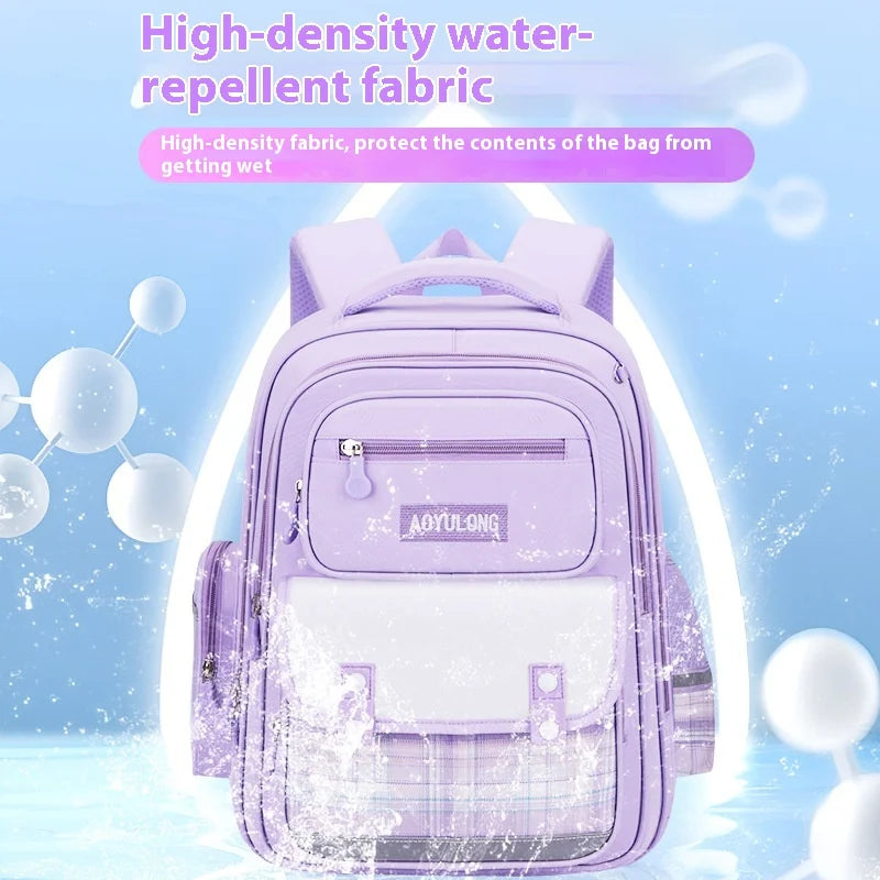 Keman KM-K034 Cartoon Girls Waterproof School Backpack 3