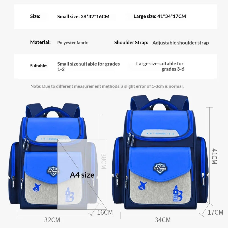 Keman KM-K048 Classic Boys School Backpack 3