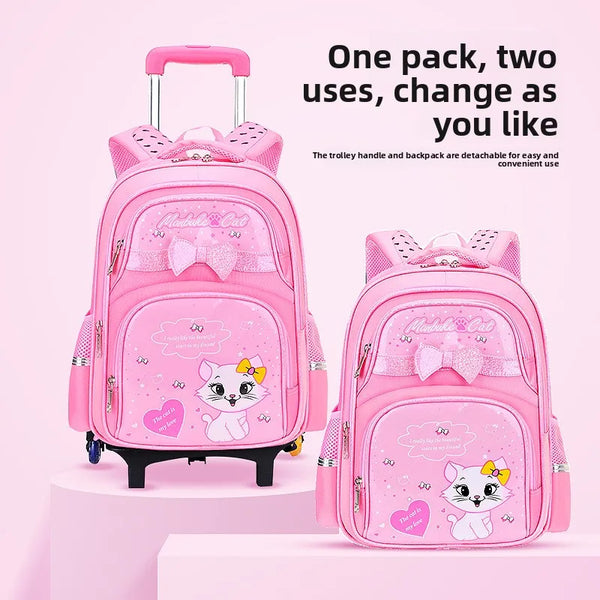 Keman KM-K052 Cartoon Girls Waterproof School Backpack 1