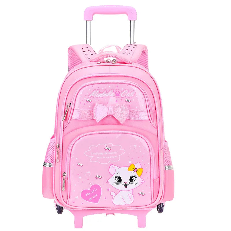 Keman KM-K052 Cartoon Girls Waterproof School Backpack 5