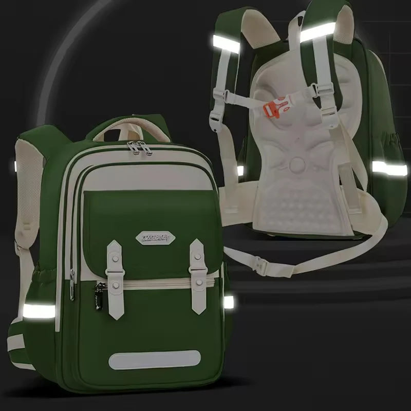Keman KM-K055 Classic Kids Waterproof School Backpack 6