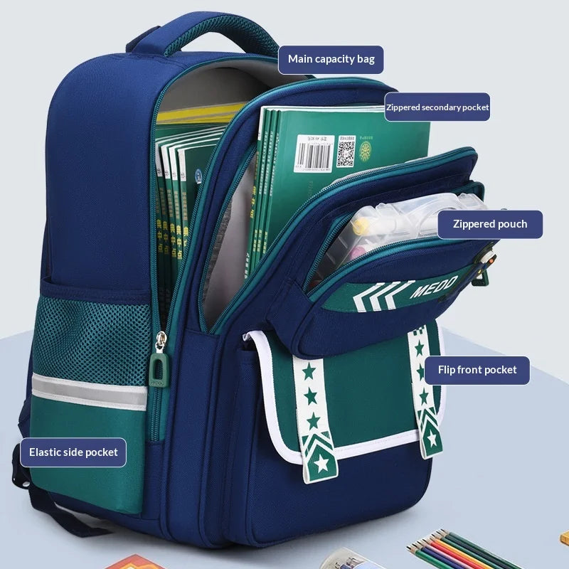 Keman KM-K056 Cartoon Kids Lightweight School Backpack 2
