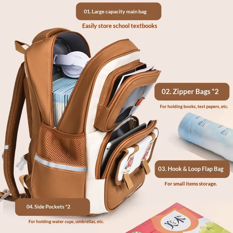 Keman KM-K058 Cartoon Kids Lightweight School Backpack 2