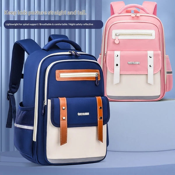 Keman KM-K059 Geometric Kids Waterproof School Backpack 1