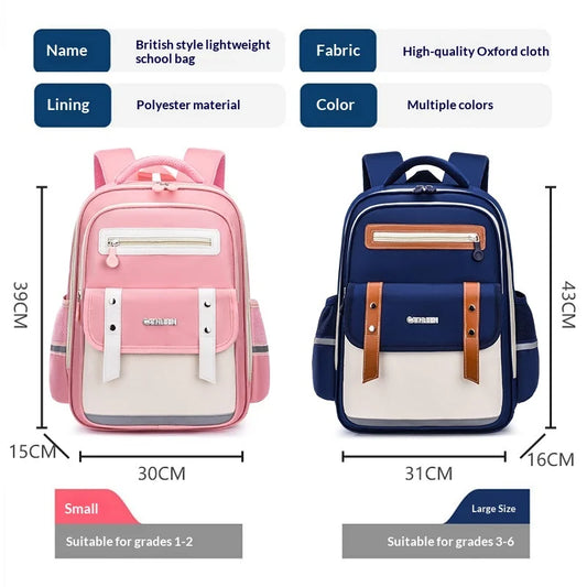 Keman KM-K059 Geometric Kids Waterproof School Backpack 2