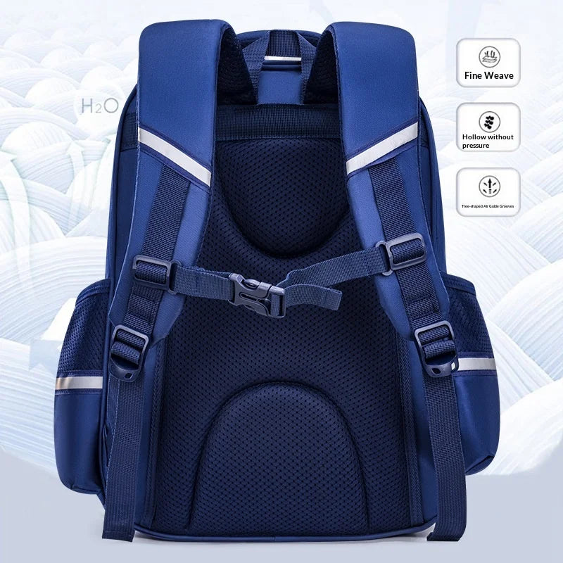 Keman KM-K059 Geometric Kids Waterproof School Backpack 5