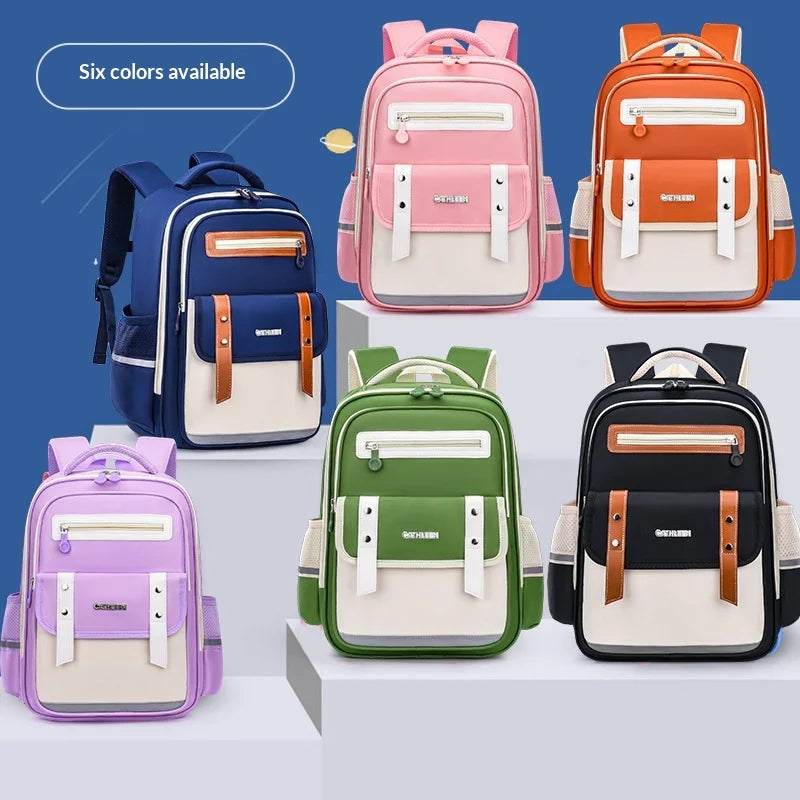 Keman KM-K059 Geometric Kids Waterproof School Backpack 6