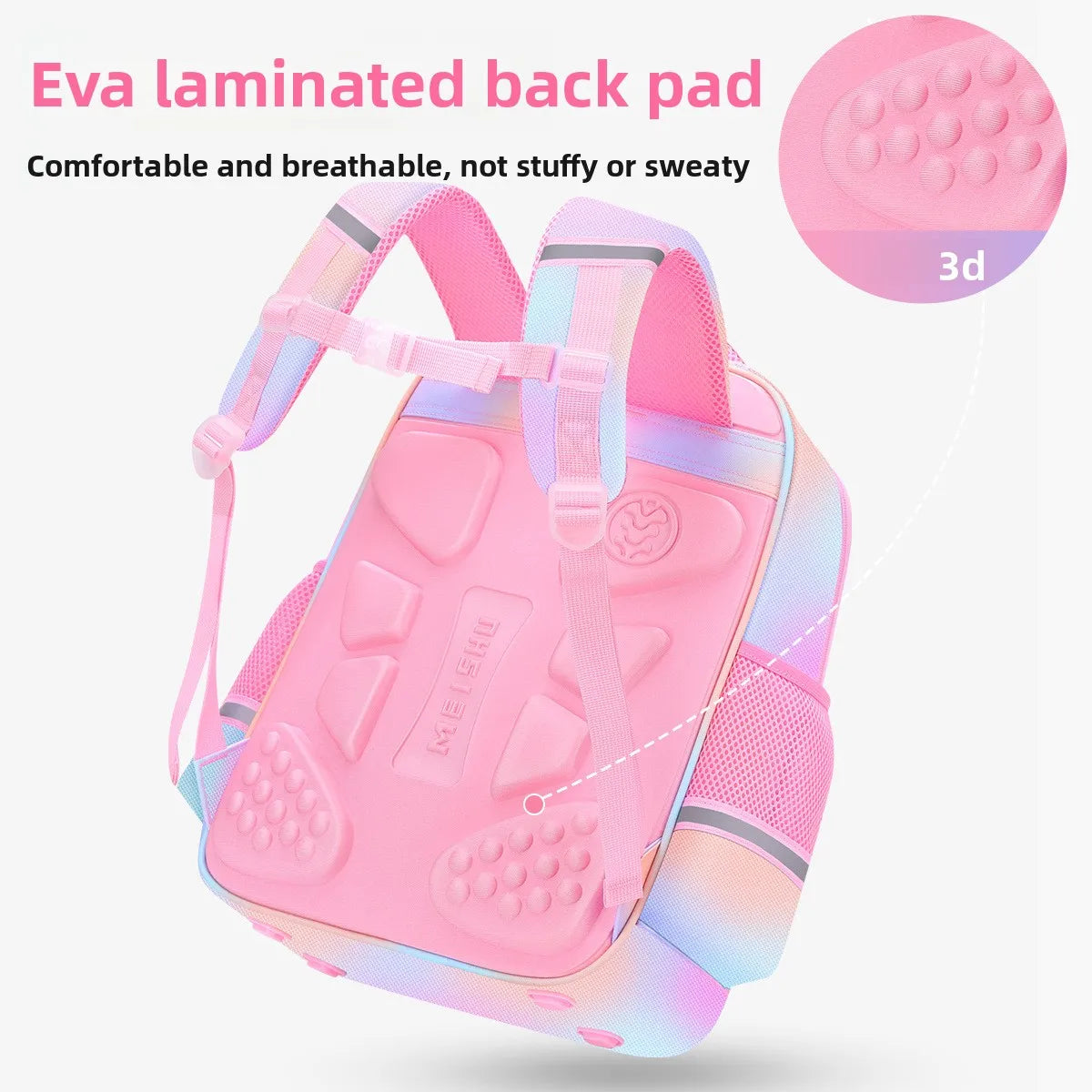 Keman KM-K060 Character Kids Waterproof School Backpack 3