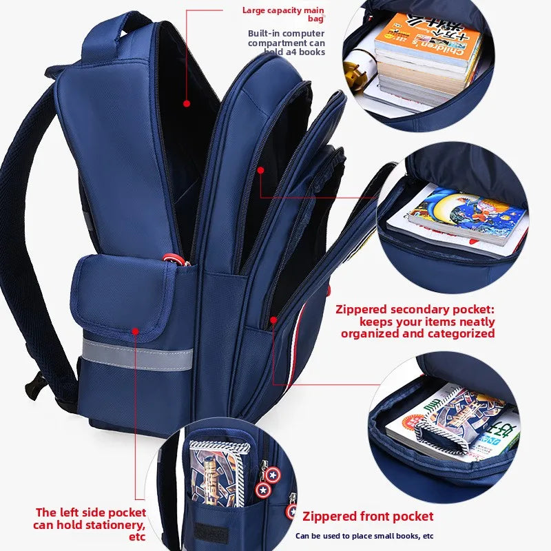 Keman KM-K061 Classic Kids Waterproof School Backpack 3