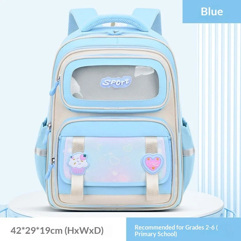 Keman KM-K063 Cartoon Girls Lightweight School Backpack 6