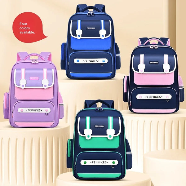 Keman KM-K064 Letter-Print Kids School Backpack 1