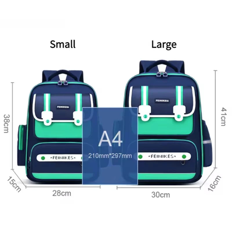 Keman KM-K064 Letter-Print Kids School Backpack 2