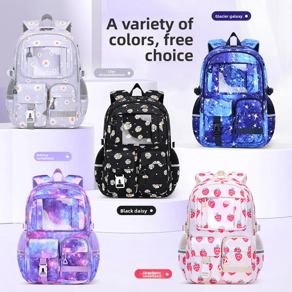 Keman KM-K068 Animal-Print Kids Waterproof School Backpack 1