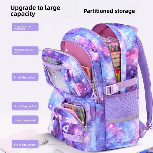 Keman KM-K068 Animal-Print Kids Waterproof School Backpack 2