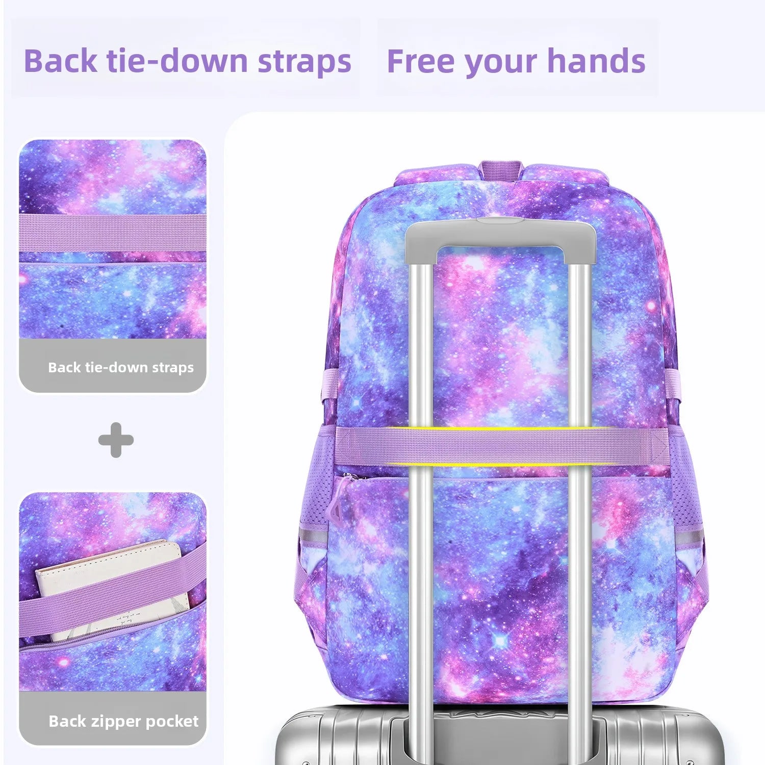 Keman KM-K068 Animal-Print Kids Waterproof School Backpack 5