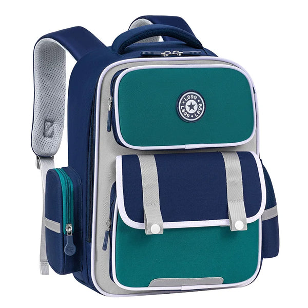 Keman KM-K069 Letter-Print Kids Waterproof School Backpack 1