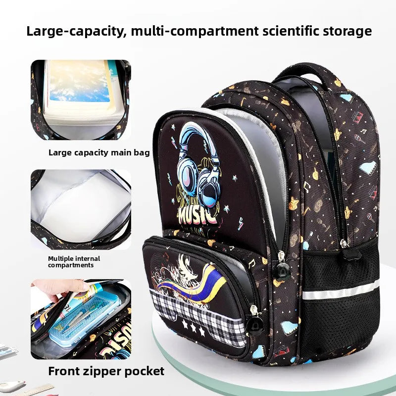 Keman KM-K070 Cartoon Kids School Backpack 3