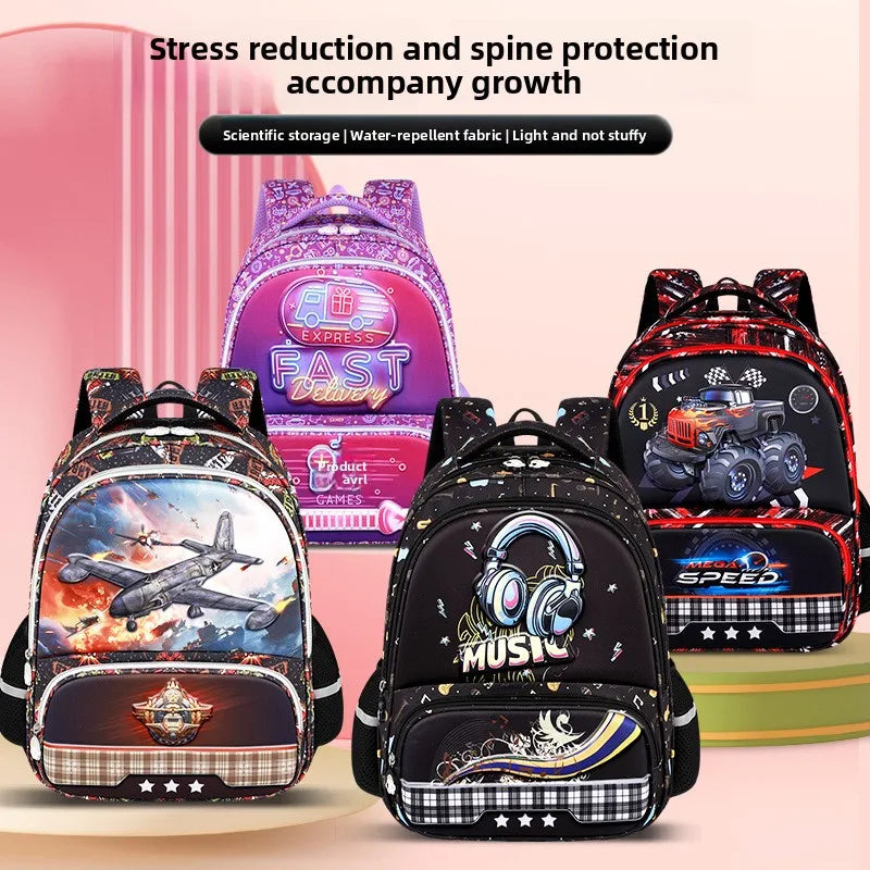 Keman KM-K070 Cartoon Kids School Backpack 5