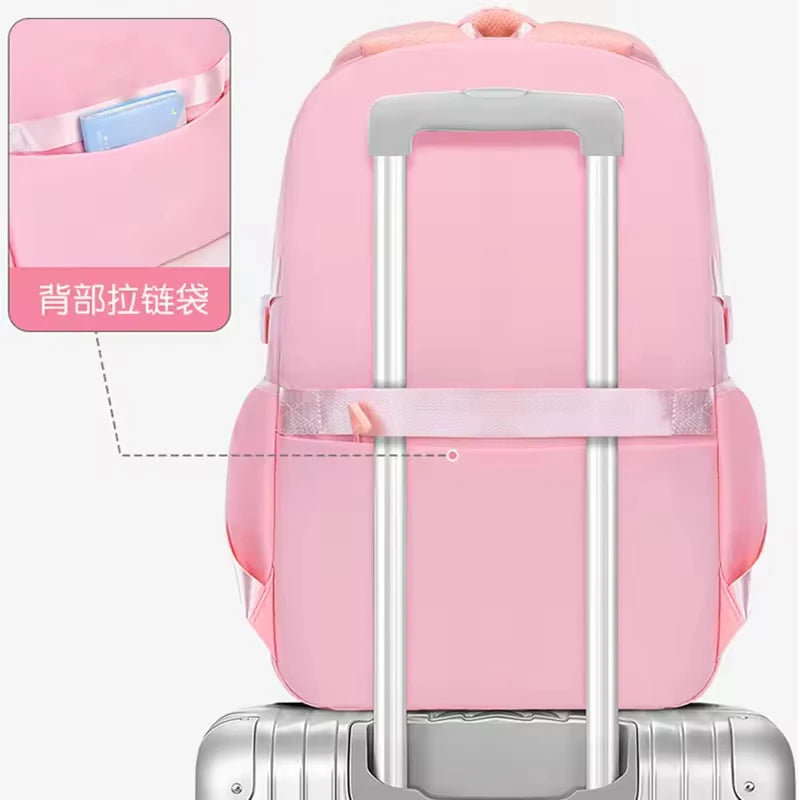 Keman KM-K071 Classic Girls Waterproof School Backpack 4