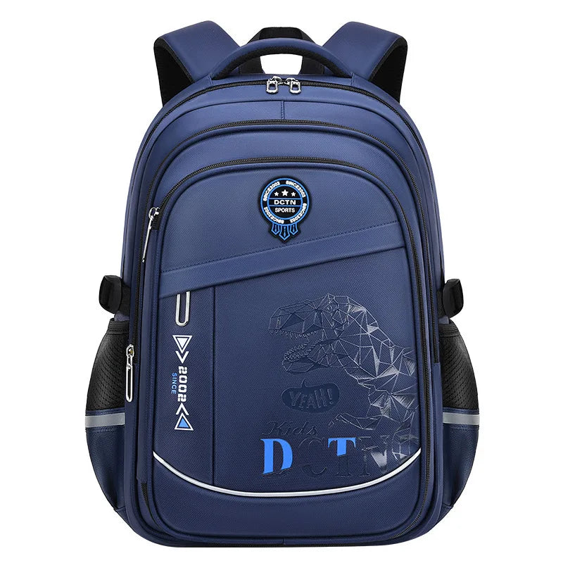 Keman KM-K074 Letter-Print Boys School Backpack 5