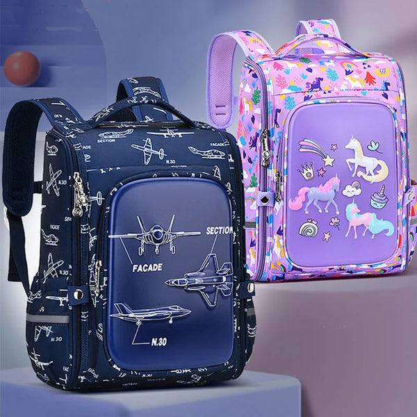 Keman KM-K076 Cartoon Boys School Backpack 1