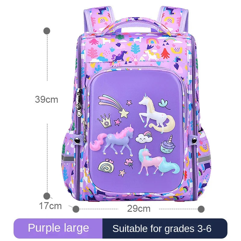 Keman KM-K076 Cartoon Boys School Backpack 6