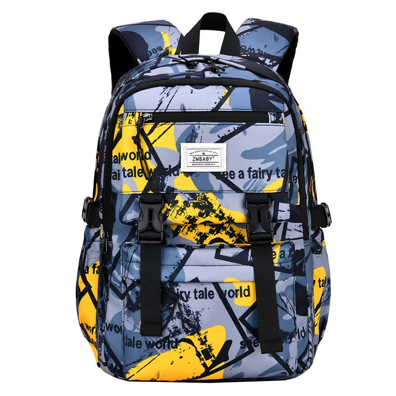 Keman KM-K078 Geometric Kids School Backpack 2