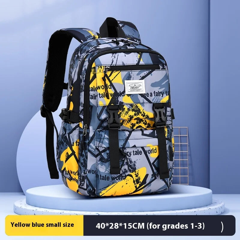Keman KM-K078 Geometric Kids School Backpack 6