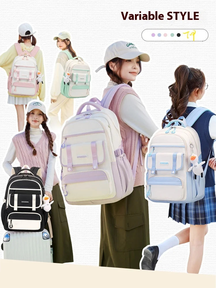 Keman KM-K079 Cartoon Girls School Backpack 2