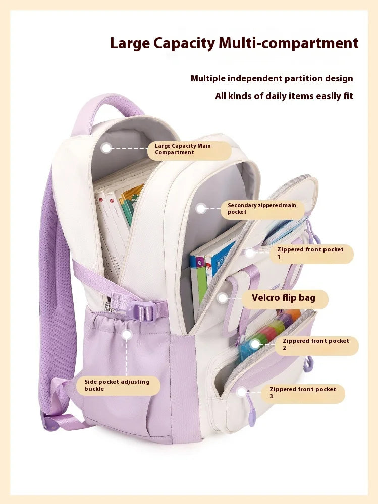 Keman KM-K079 Cartoon Girls School Backpack 3