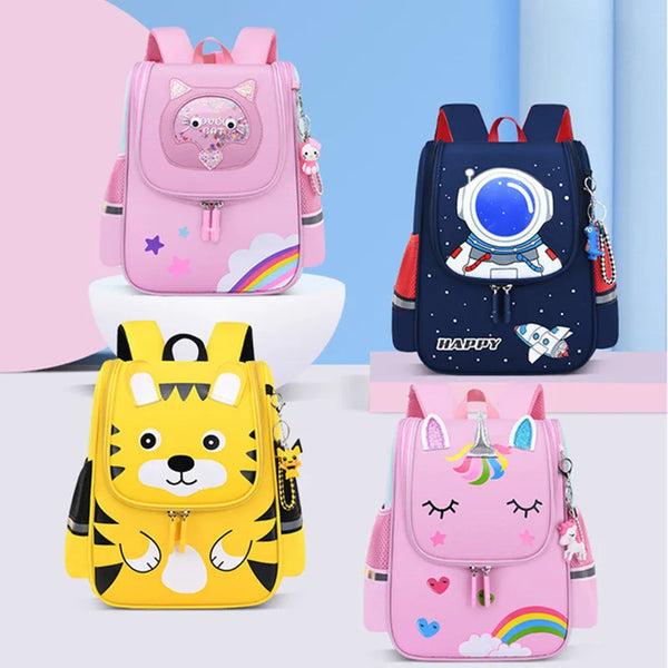 Keman KM-K082 Animal-Print Girls School Backpack 1