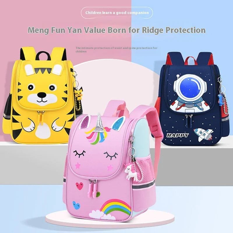 Keman KM-K082 Animal-Print Girls School Backpack 2