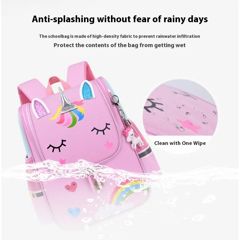 Keman KM-K082 Animal-Print Girls School Backpack 3