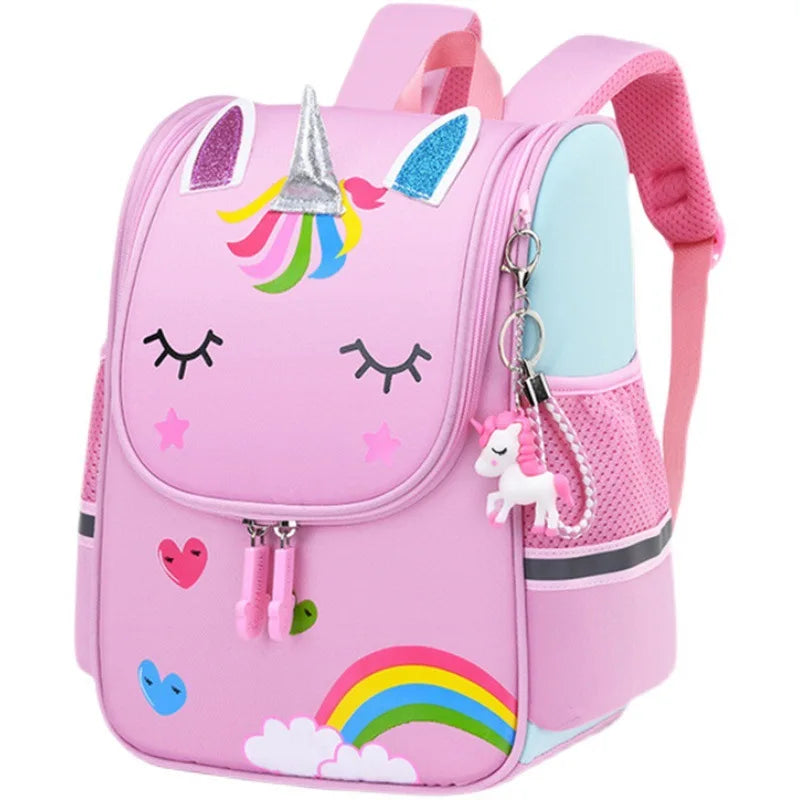 Keman KM-K082 Animal-Print Girls School Backpack 5