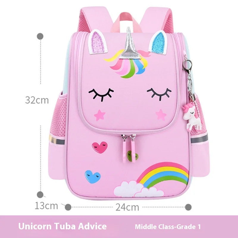 Keman KM-K082 Animal-Print Girls School Backpack 6