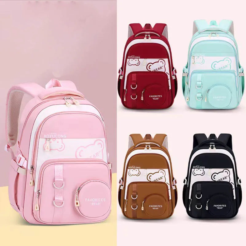Keman KM-K084 Cartoon Girls Waterproof School Backpack 2