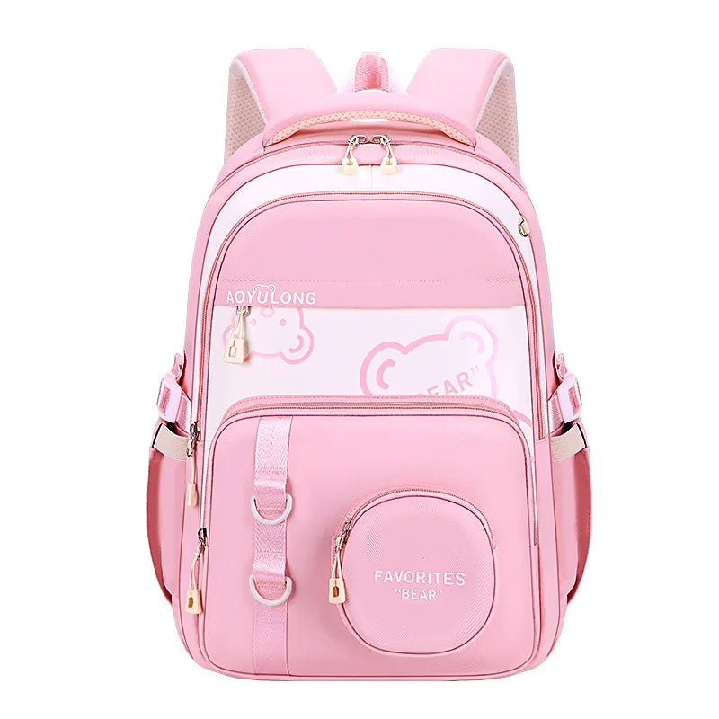 Keman KM-K084 Cartoon Girls Waterproof School Backpack 5