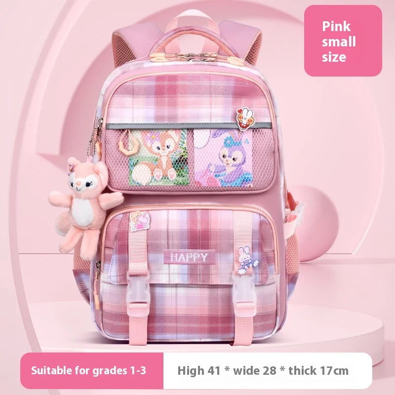 Keman KM-K087 Letter-Print Girls School Backpack 6