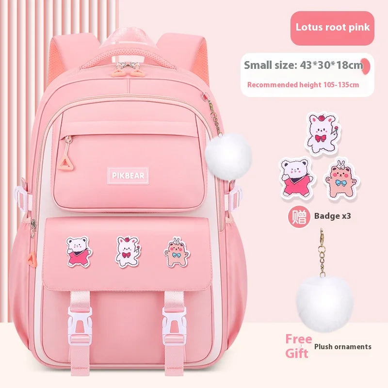 Keman KM-K088 Cartoon Girls Waterproof School Backpack 6