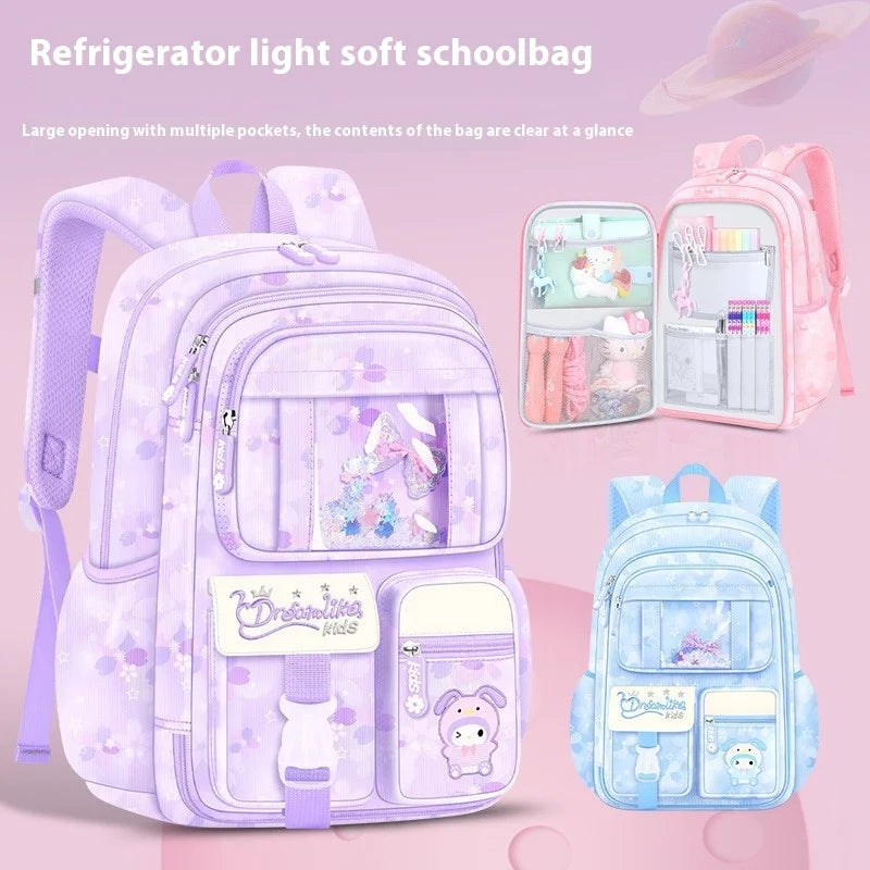 Keman KM-K089 Cartoon Girls School Backpack 4