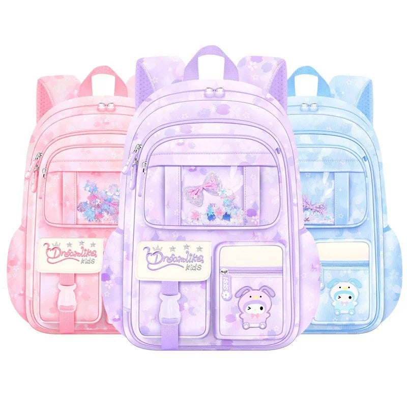 Keman KM-K089 Cartoon Girls School Backpack 5