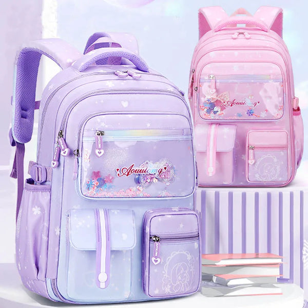 Keman KM-K092 Cartoon Girls School Backpack 1