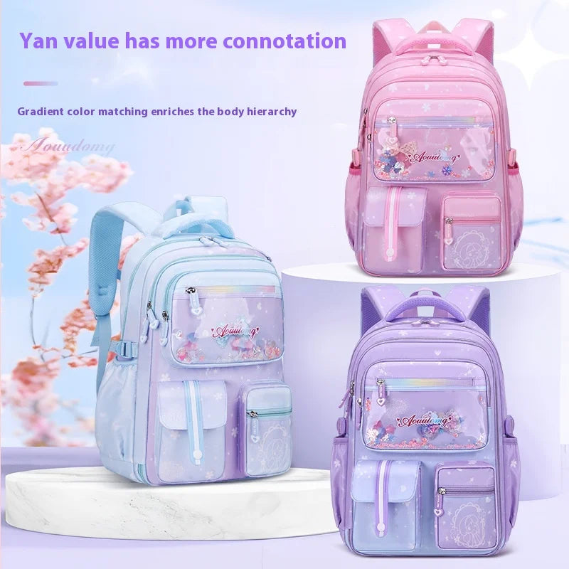 Keman KM-K092 Cartoon Girls School Backpack 2