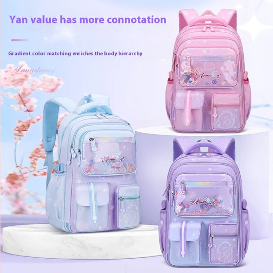 Keman KM-K092 Cartoon Girls School Backpack 2