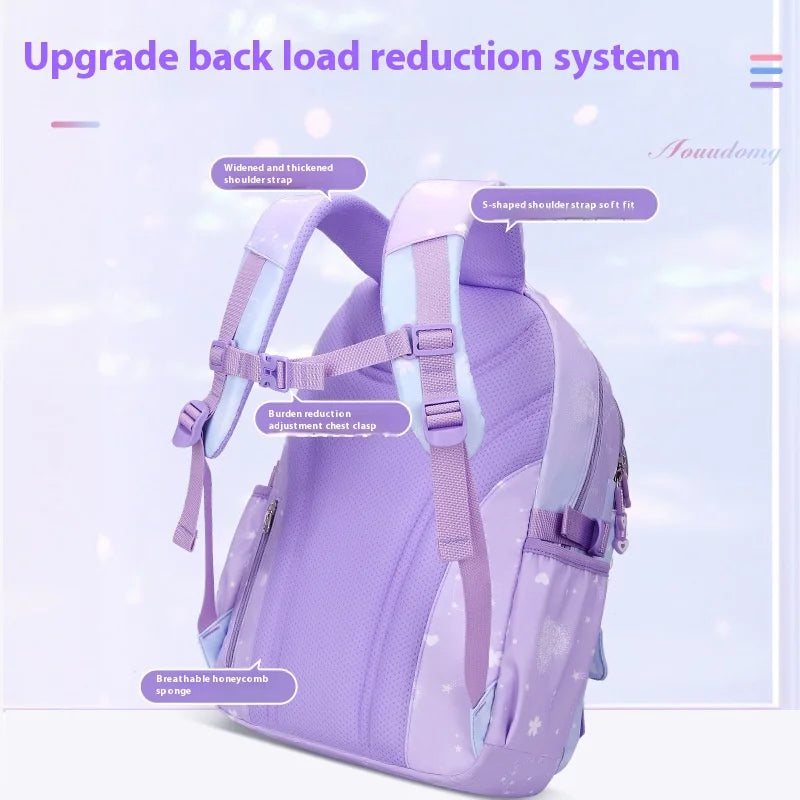 Keman KM-K092 Cartoon Girls School Backpack 4