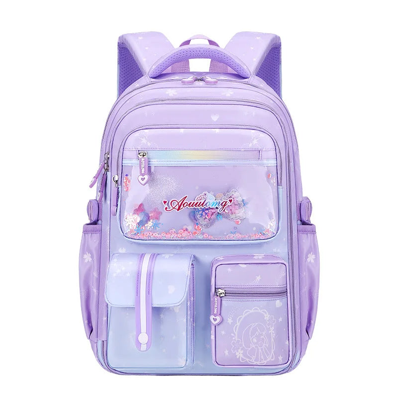 Keman KM-K092 Cartoon Girls School Backpack 5
