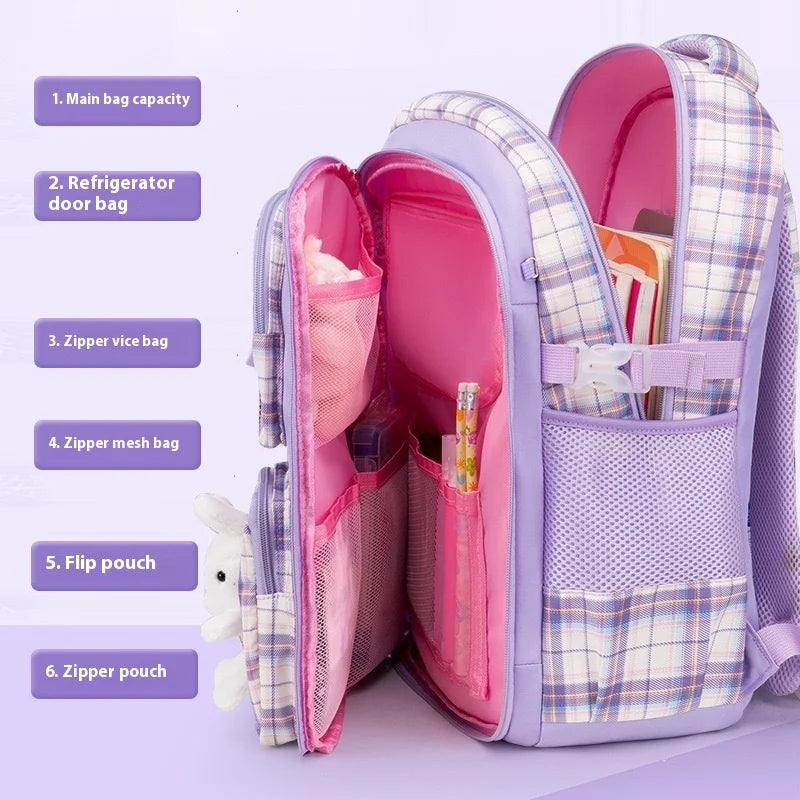 Keman KM-K093 Cartoon Girls Waterproof School Backpack 3
