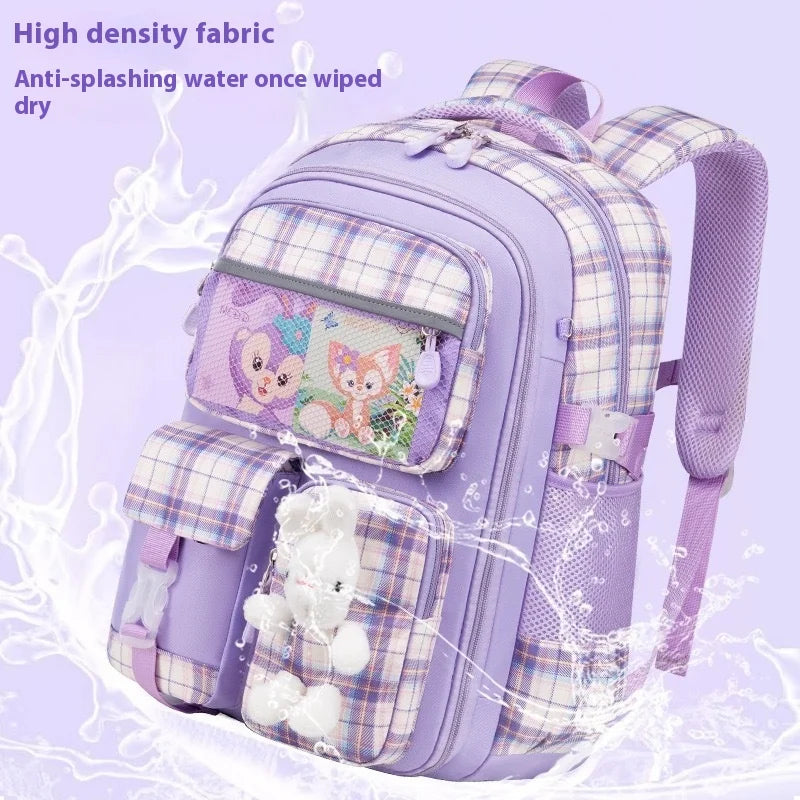 Keman KM-K093 Cartoon Girls Waterproof School Backpack 4