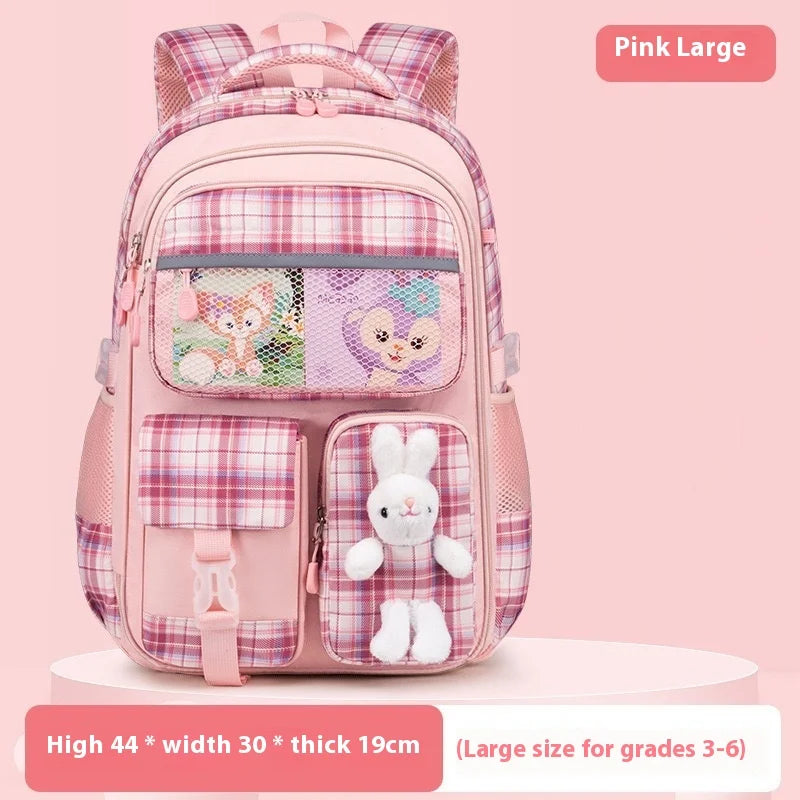 Keman KM-K093 Cartoon Girls Waterproof School Backpack 6